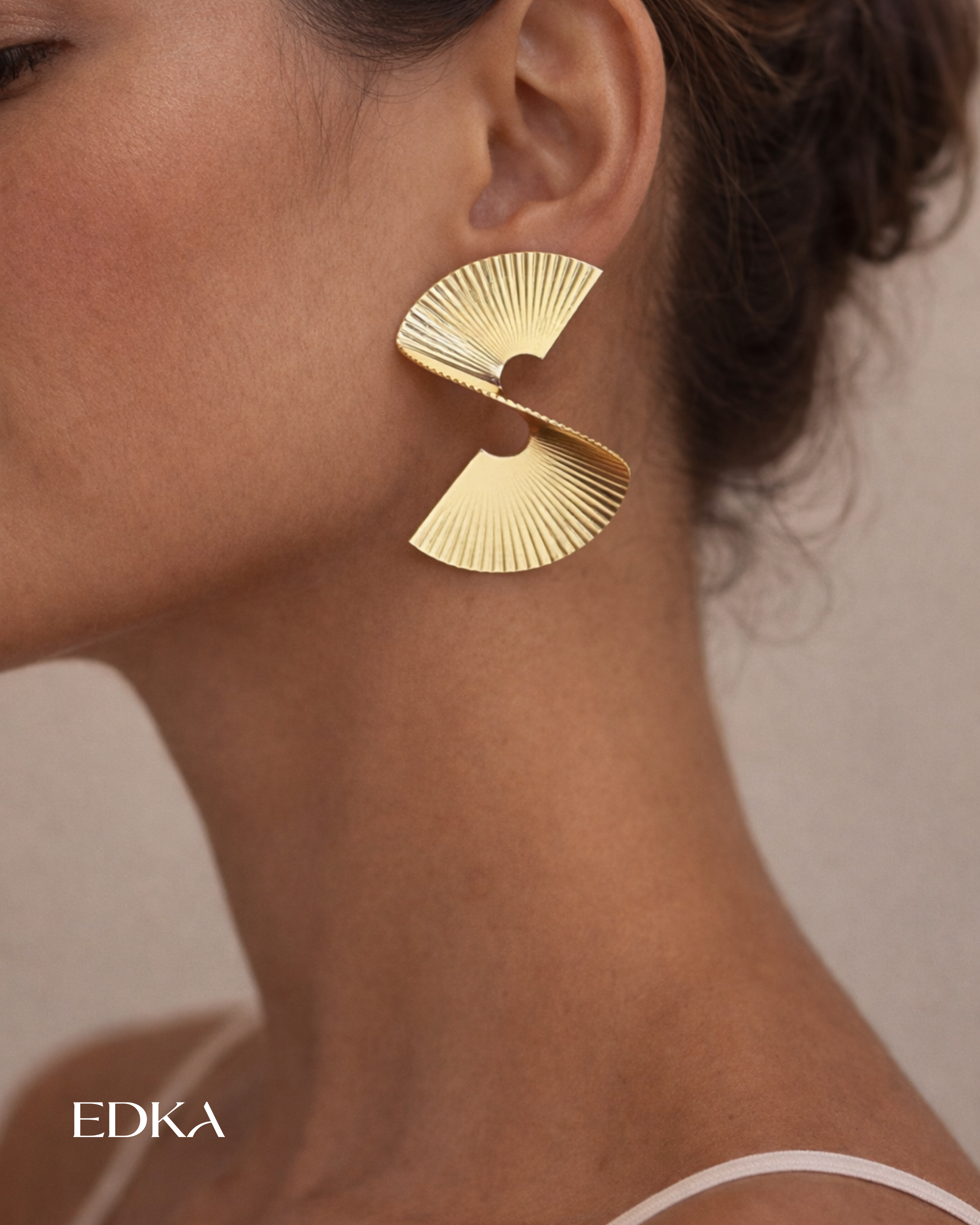 Boucles d’oreilles Tally (dorées)