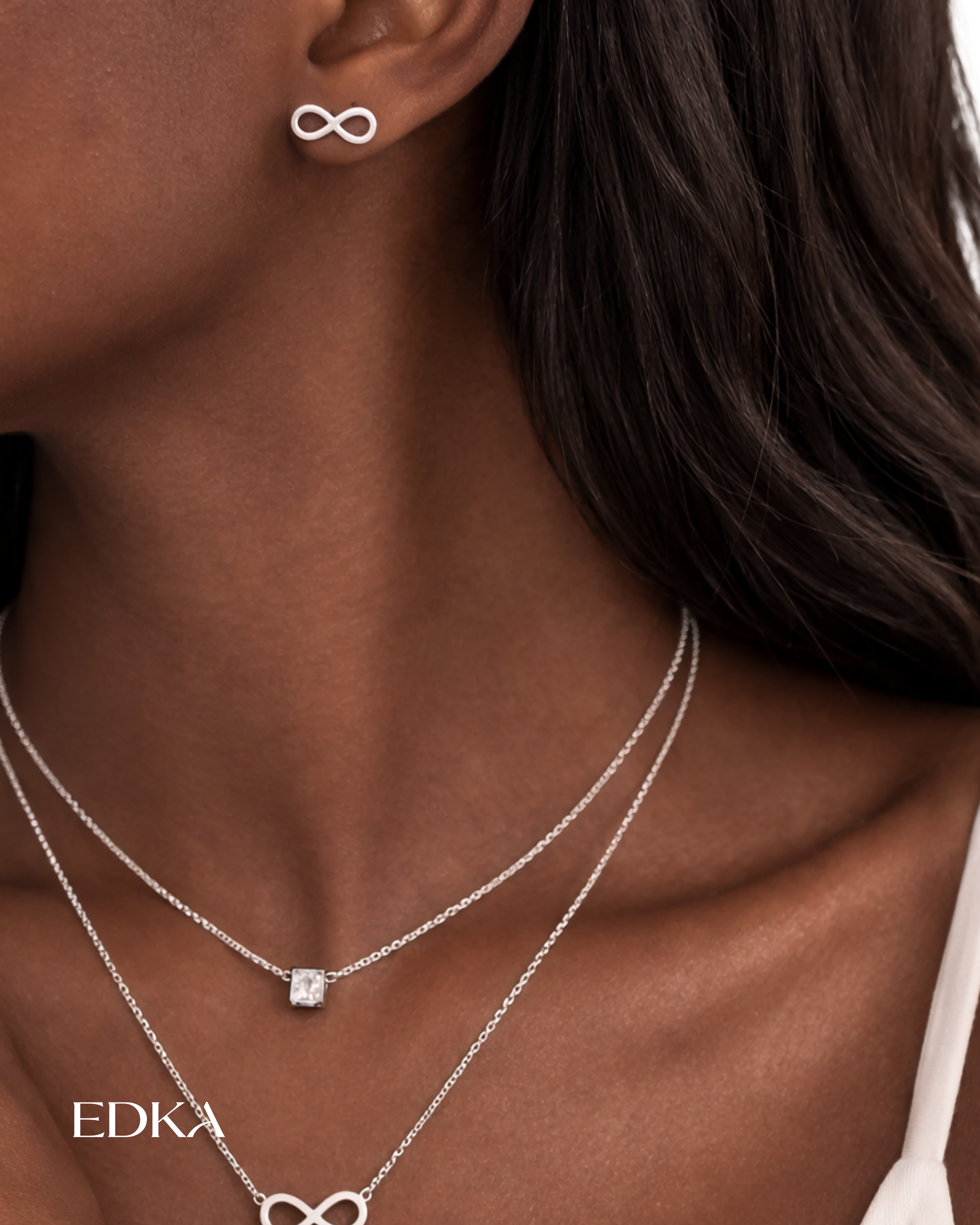 Ensemble Stella (Bracelet+Chaîne+boucles d’oreilles)